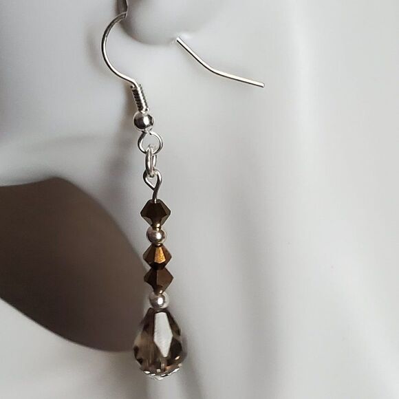 Teardrop earrings - Handmade (NEW) - Picture 1 of 3